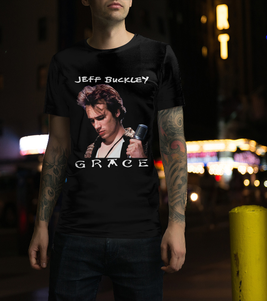 Jeff Buckley Grace Microphone T-Shirt