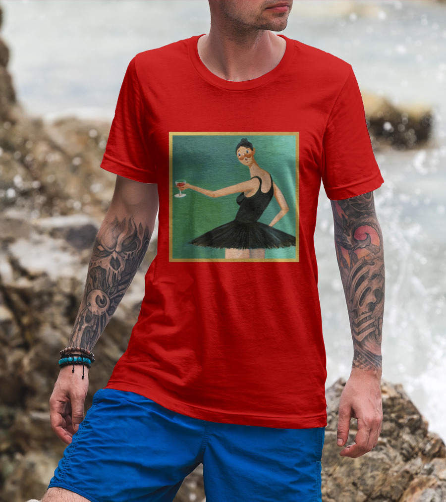 Kanye West My Beautiful Dark Twisted Fantasy Ballerina Cover Art T-Shirt