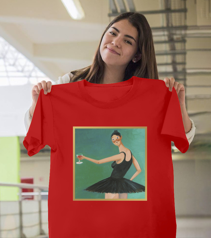 Kanye West My Beautiful Dark Twisted Fantasy Ballerina Cover Art T-Shirt