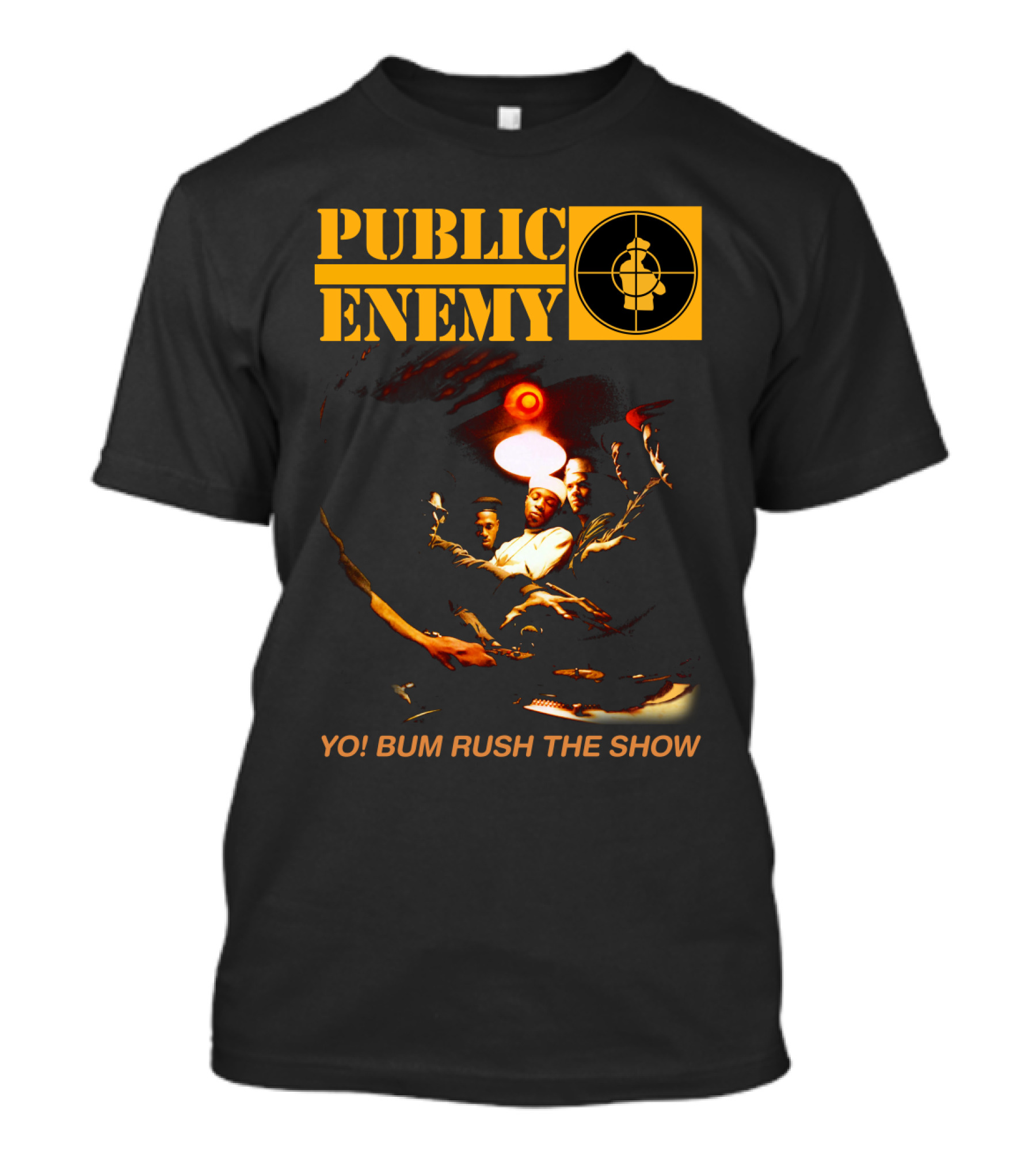 Public Enemy Yo Bum Rush The Show Classic Rap Album Cover T-Shirt