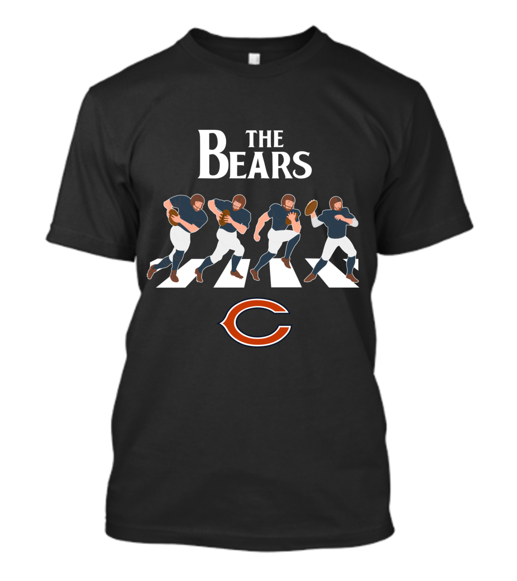 The Bears Abbey Road Chicago Bears T-Shirt