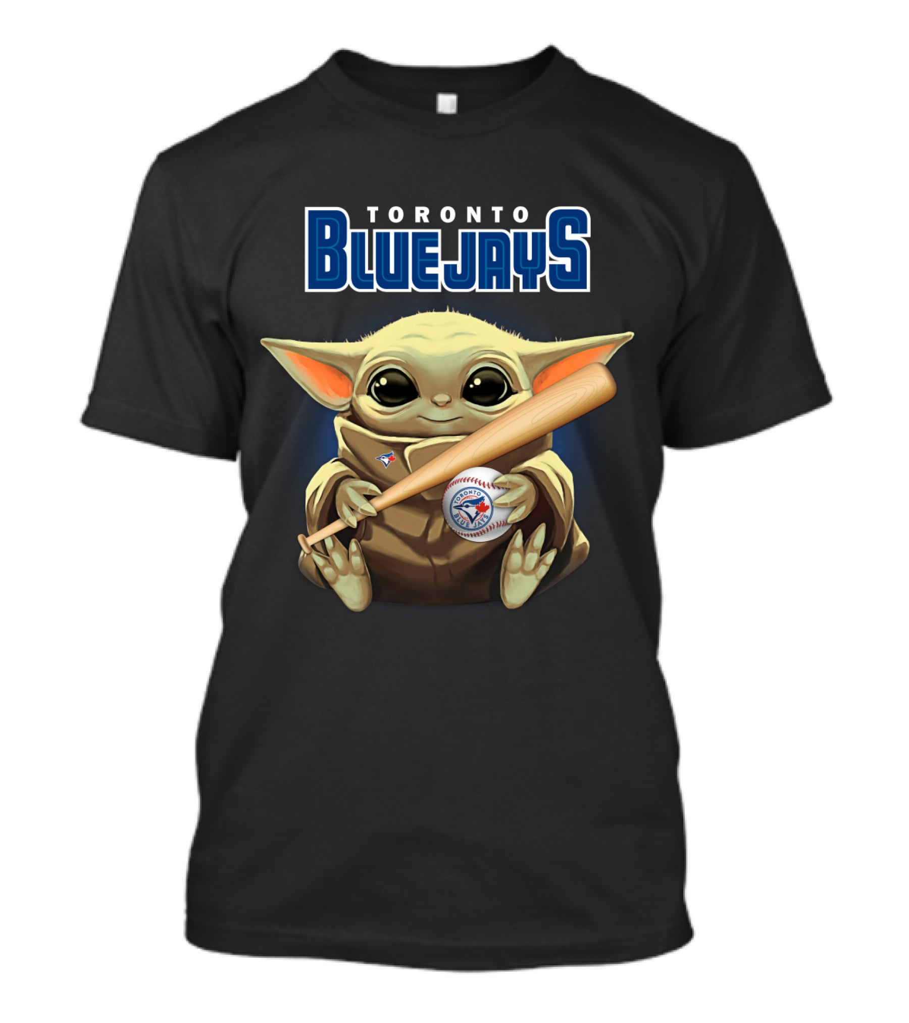 Toronto Blue Jays Baby Yoda Baseball Fan T-Shirt