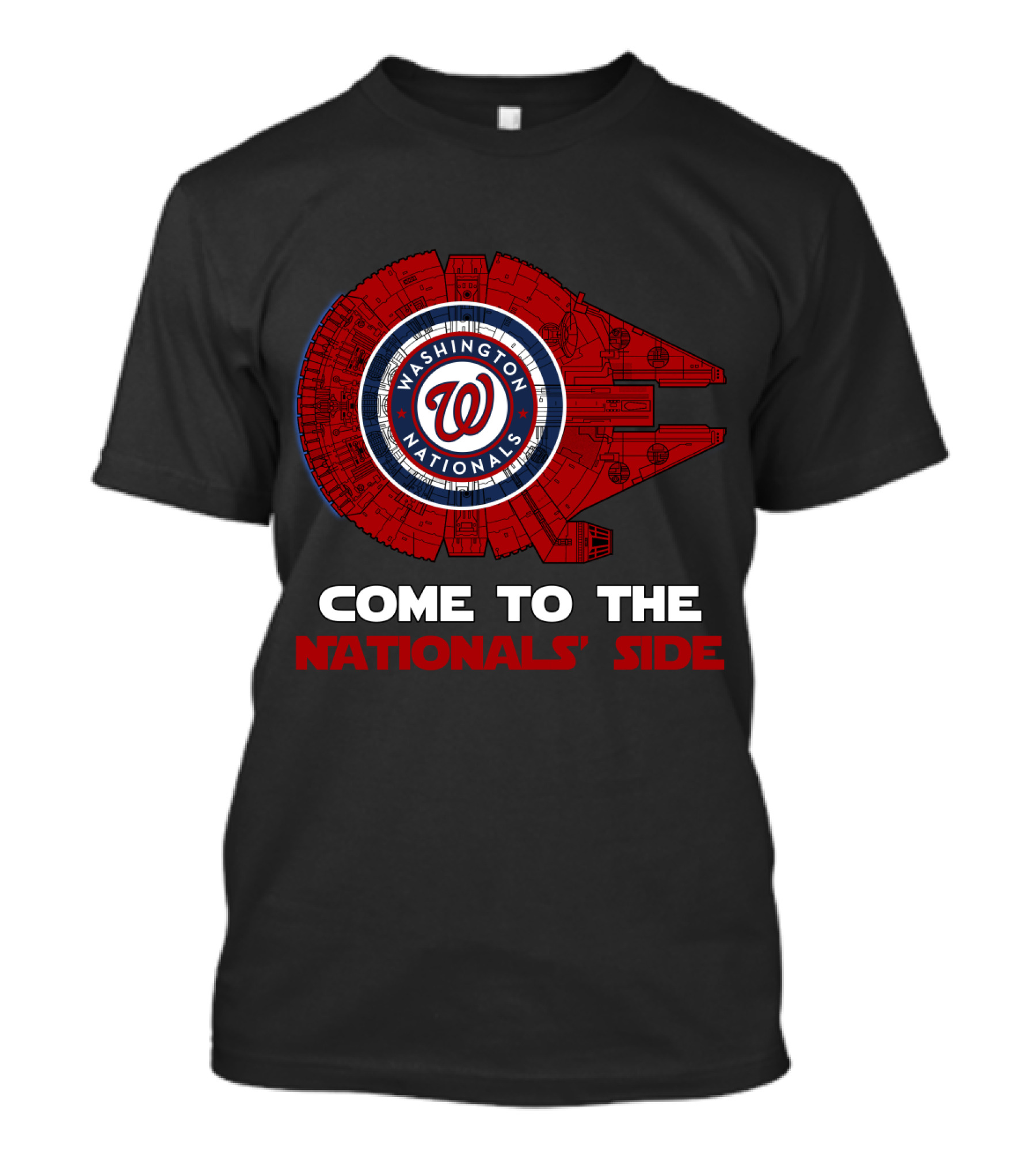 Washington Nationals Millennium Falcon Come To The Nationals' Side T-Shirt