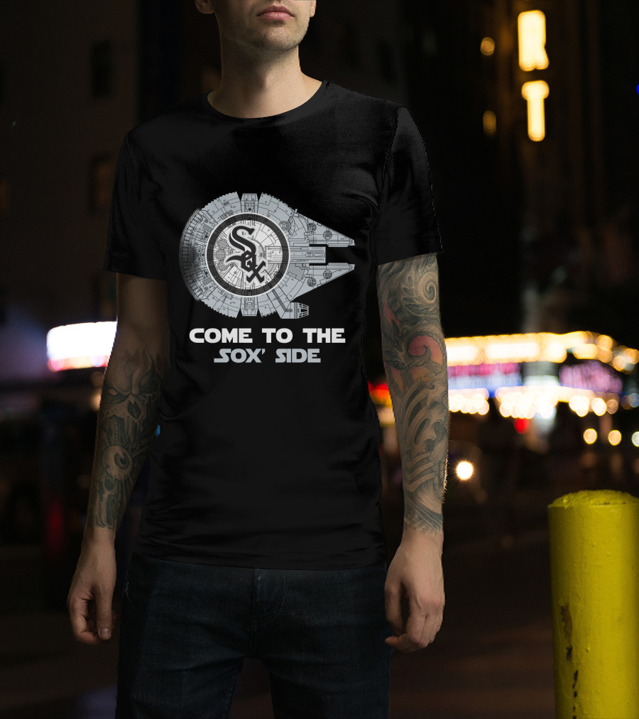 Come To The Sox Side Chicago White Sox Millennium Falcon MLB T-Shirt