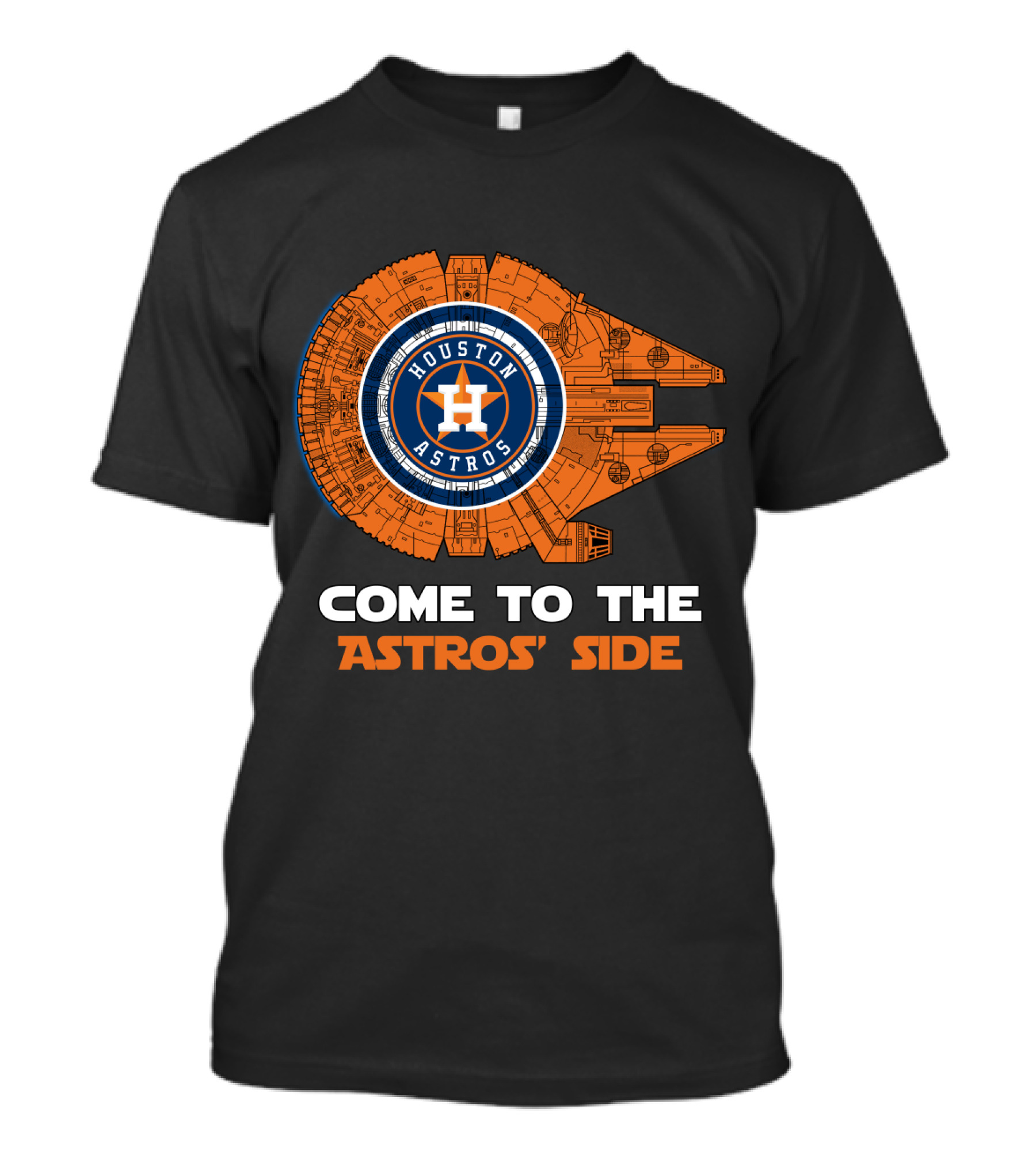Houston Astros Millennium Falcon Come To The Astros' Side MLB T-Shirt