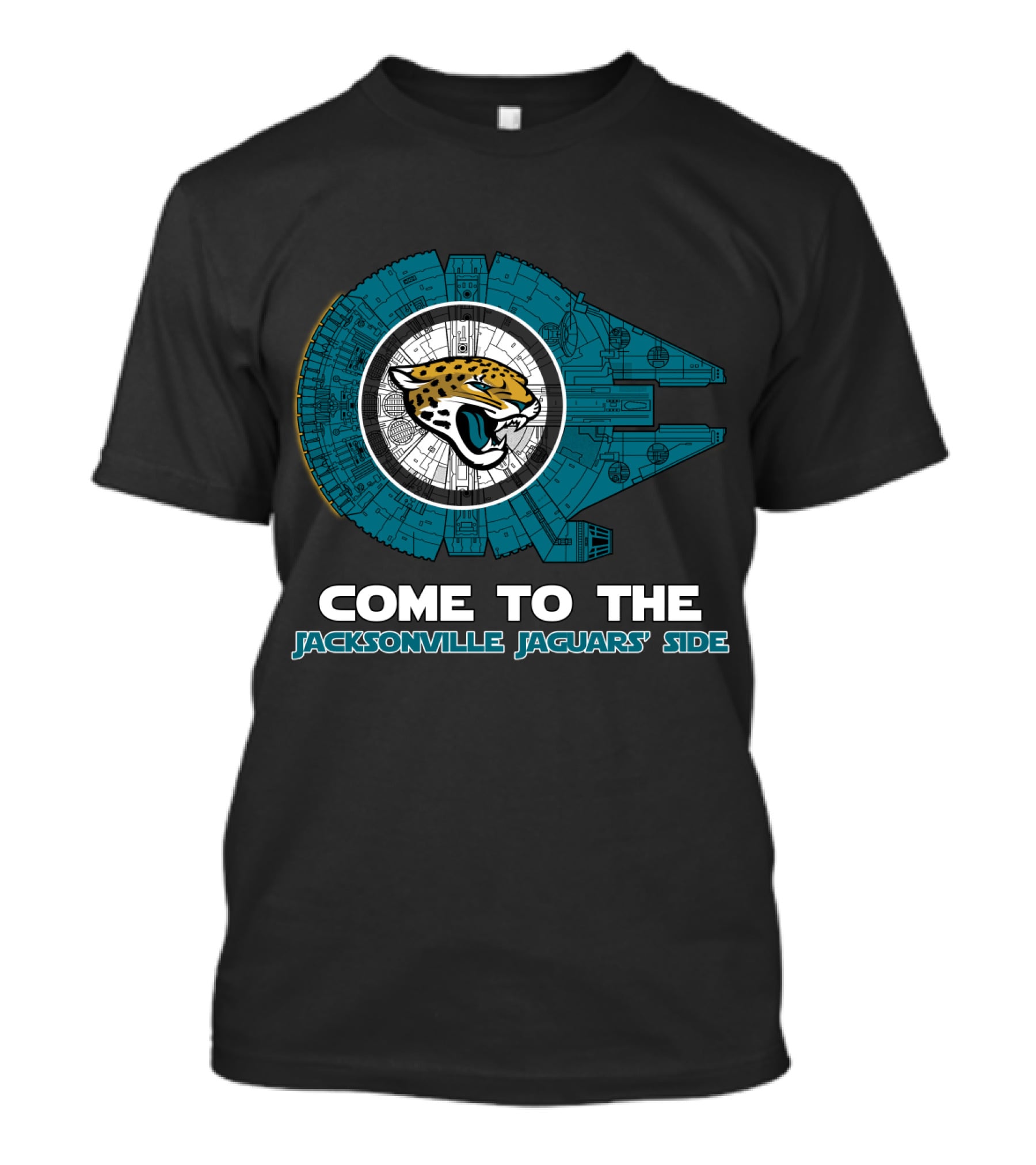 Jacksonville Jaguars Millennium Falcon Come To The Side T-Shirt