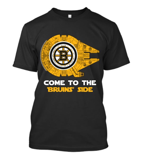 Come To The Bruins' Side Millennium Falcon T-Shirt