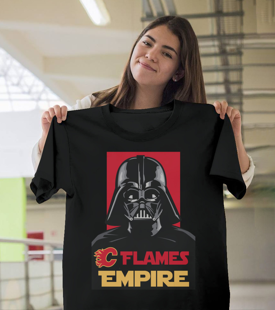 Calgary Flames Empire Darth Vader NHL T-Shirt