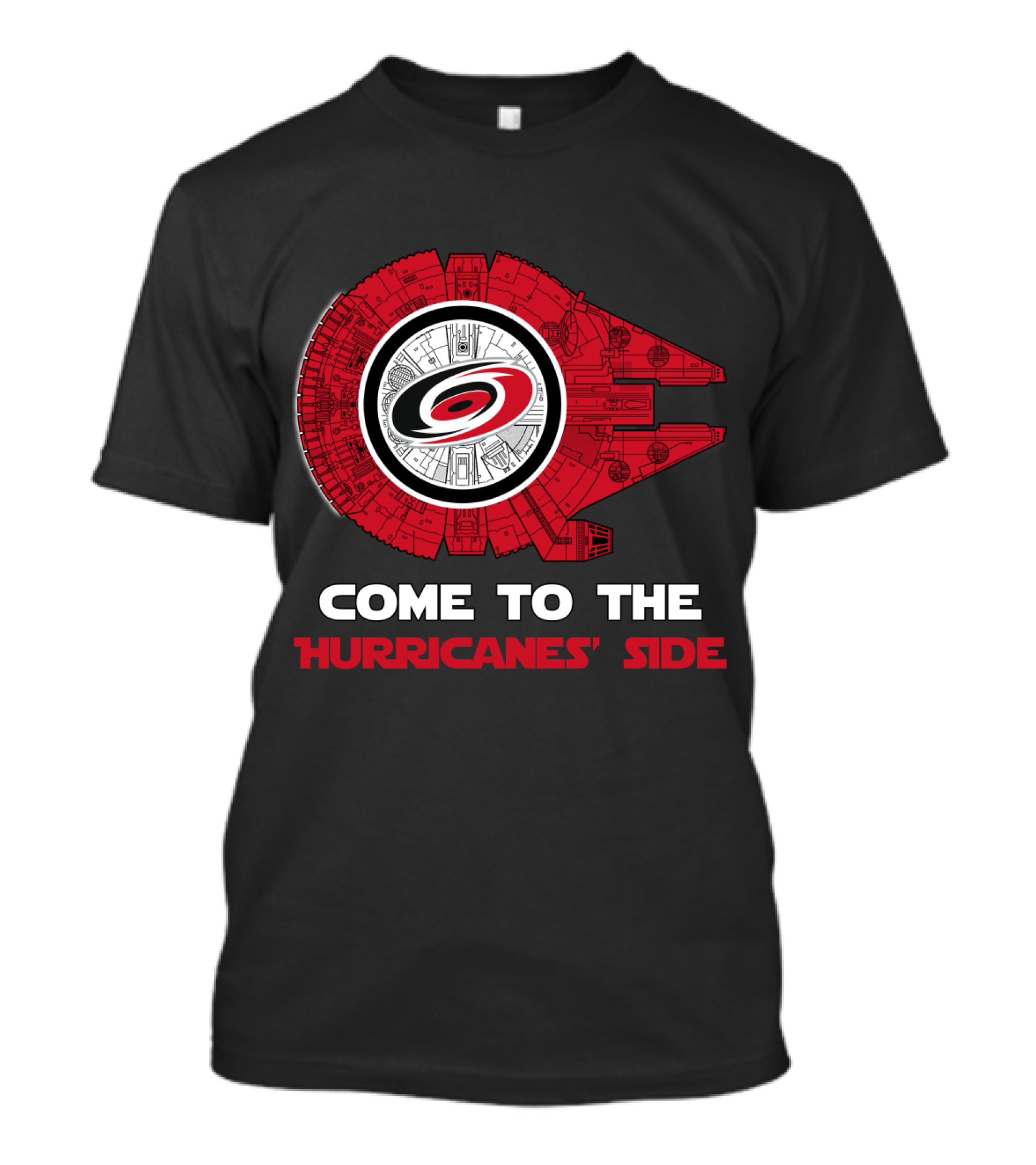 Carolina Hurricanes Millennium Falcon Come To The Hurricanes' Side T-Shirt