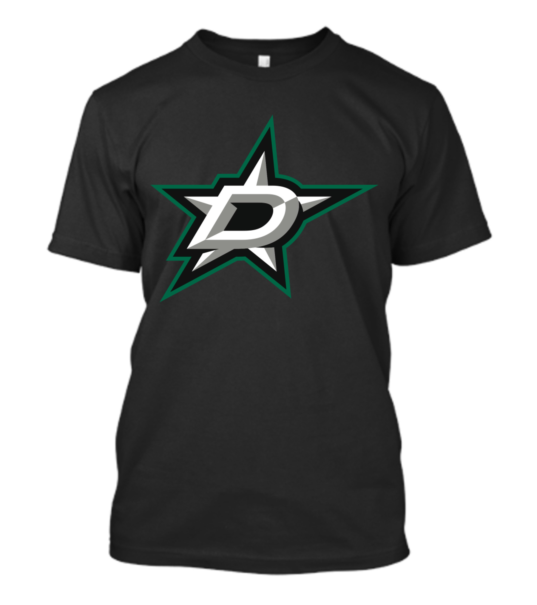 Dallas Stars Hockey Team Logo Black T-Shirt