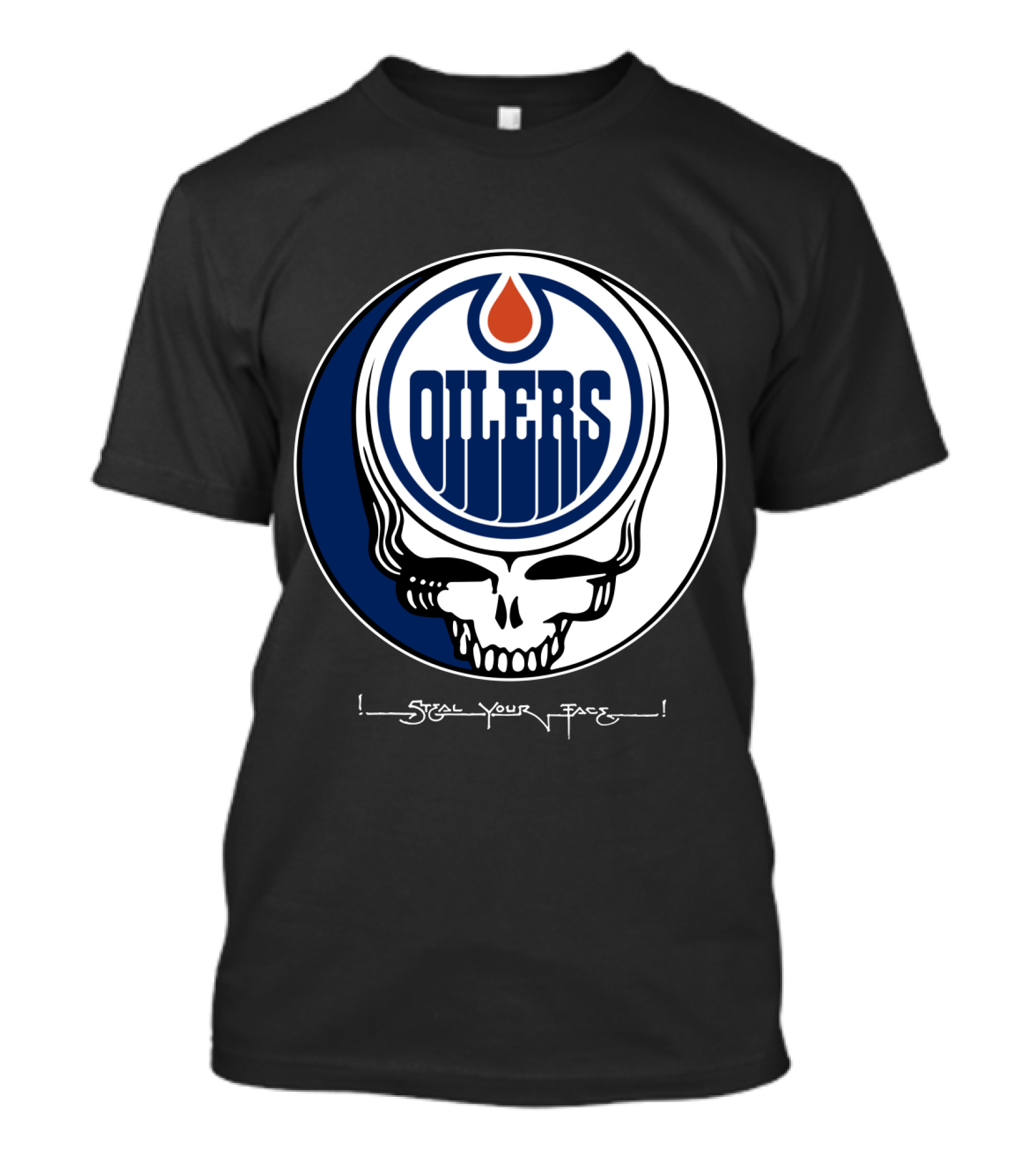 Grateful Dead Steal Your Face Edmonton Oilers T-Shirt