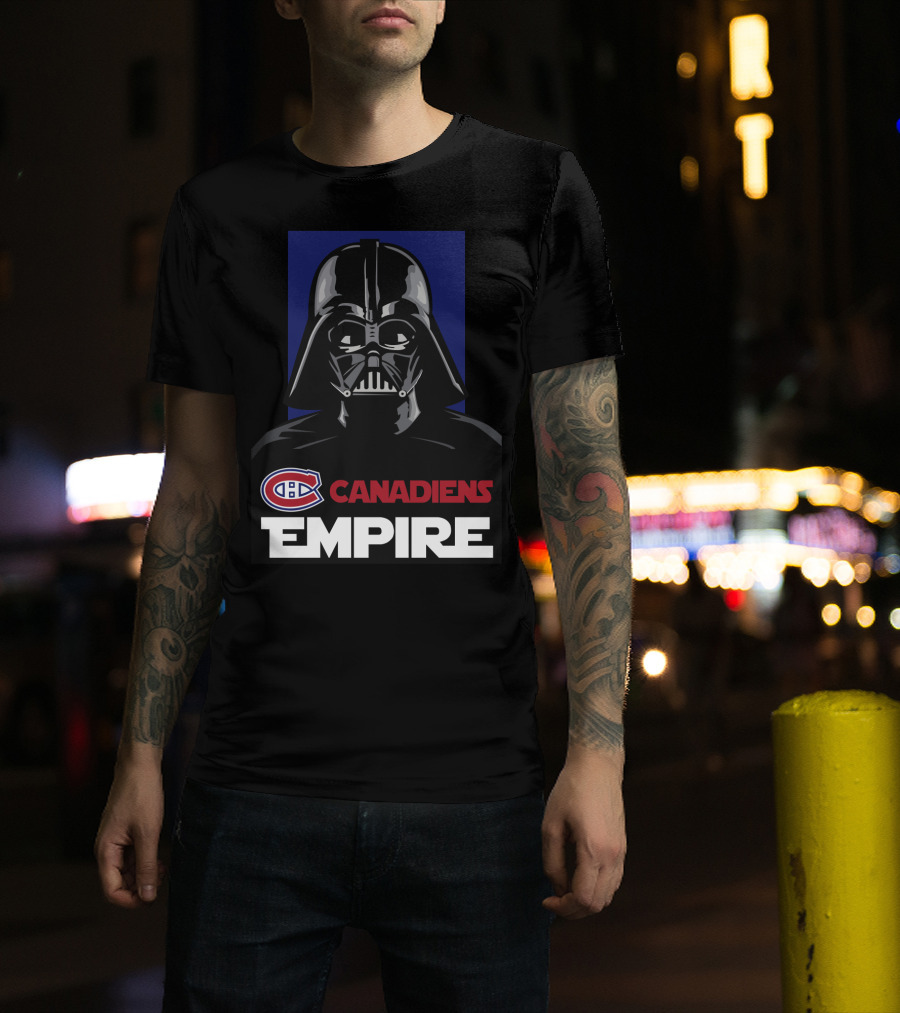 Montreal Canadiens Empire Darth Vader NHL T-Shirt