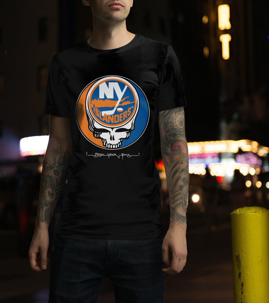Grateful Dead NY Islanders Steal Your Face T-Shirt