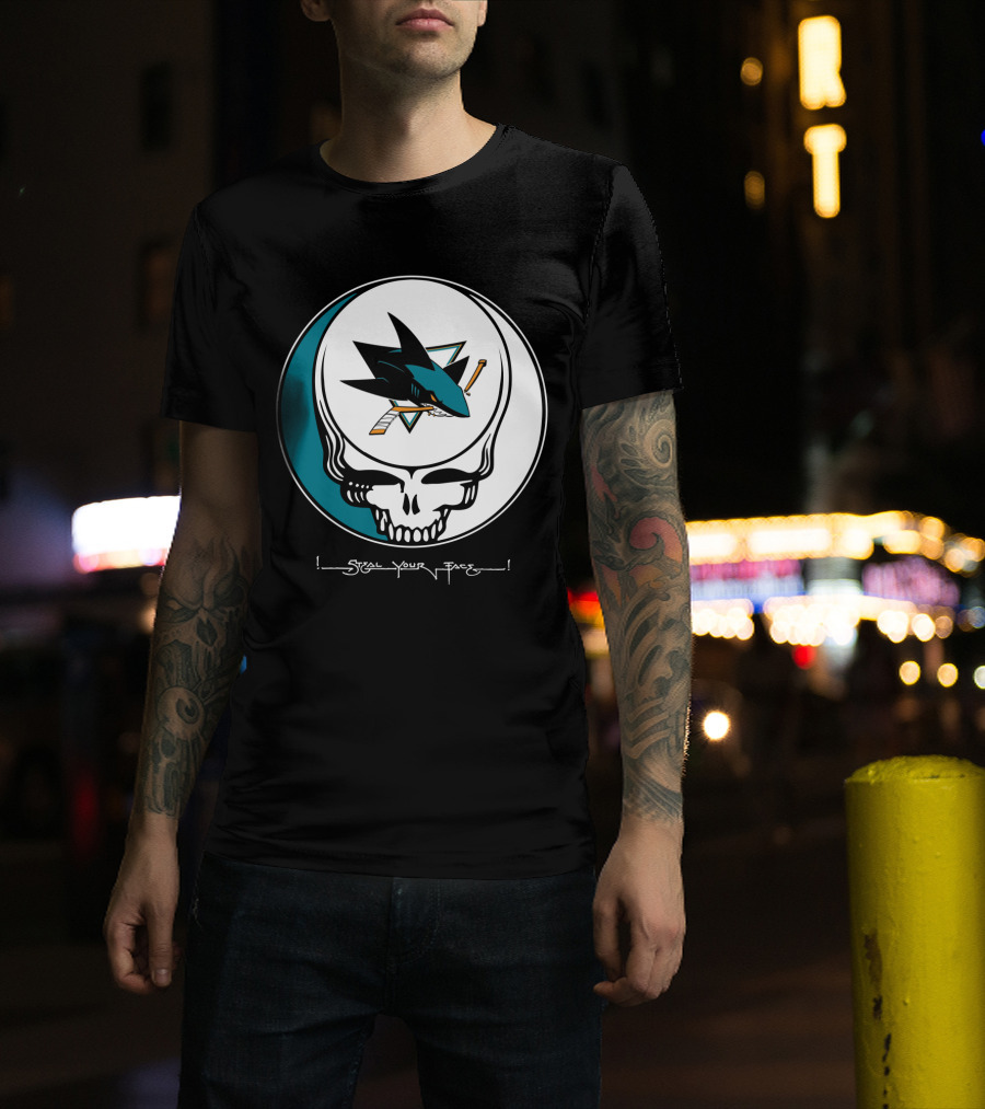 Grateful Dead Steal Your Face San Jose Sharks T-Shirt