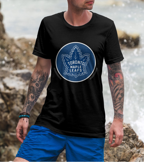 Toronto Maple Leafs Power Decal Logo Emblem T-Shirt