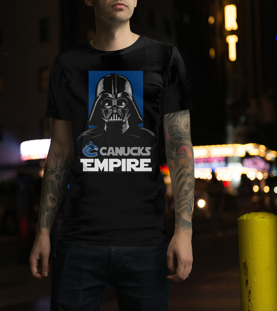 Canucks Empire Darth Vader NHL Vancouver T-Shirt