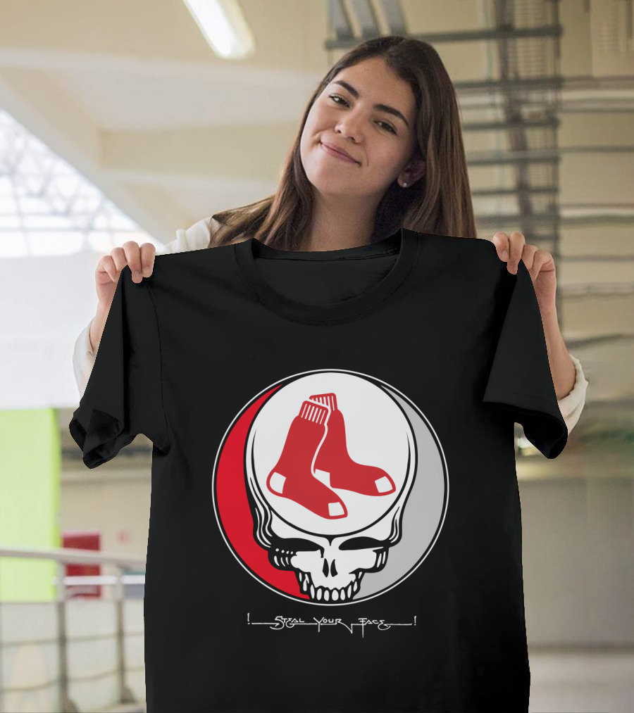 Grateful Dead Steal Your Face Boston Red Sox T-Shirt