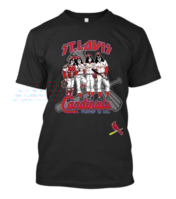 St. Louis Cardinals KISS Dressed To Kill T-Shirt