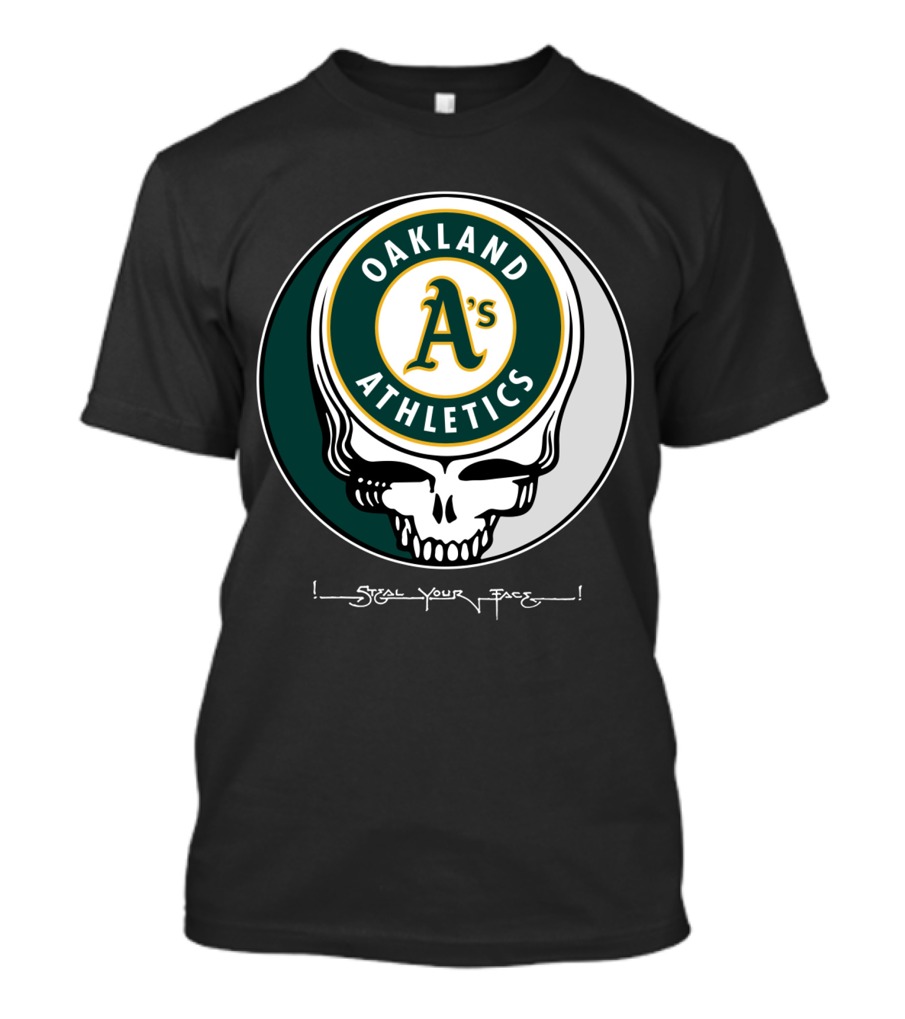 GRATEFUL DEAD Oakland Athletics Steal Your Face T-Shirt