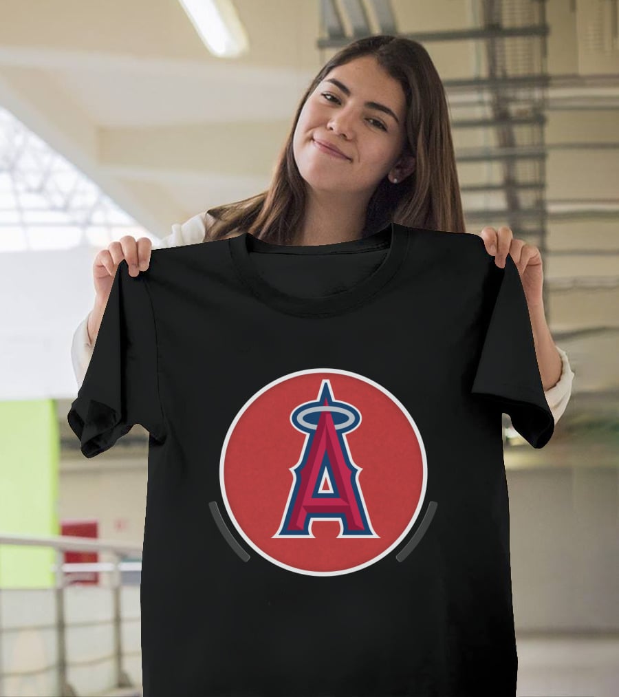 Los Angeles Angels Of Anaheim Red Halo T-Shirt