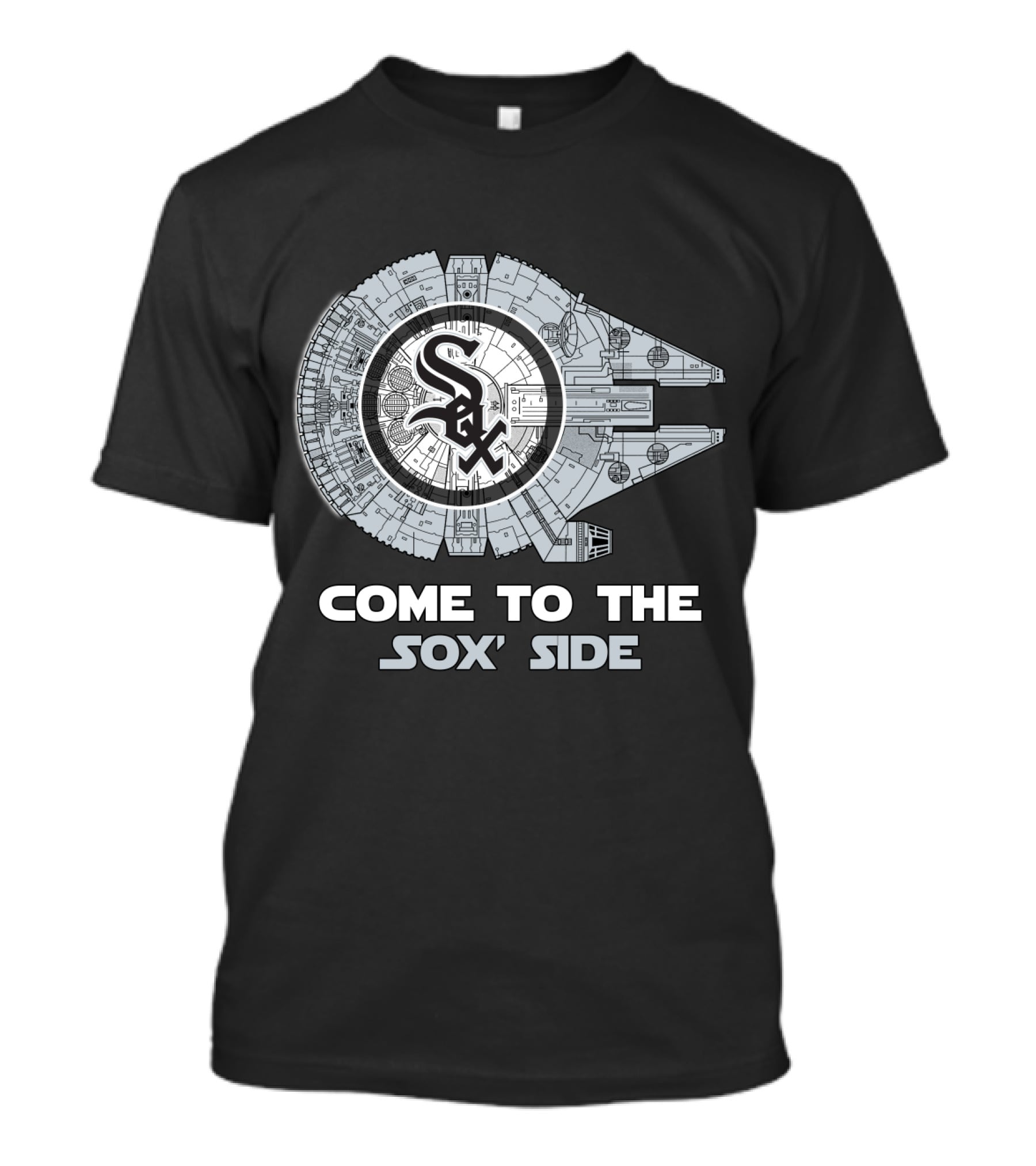 Chicago White Sox Come To The Sox' Side Millennium Falcon T-Shirt