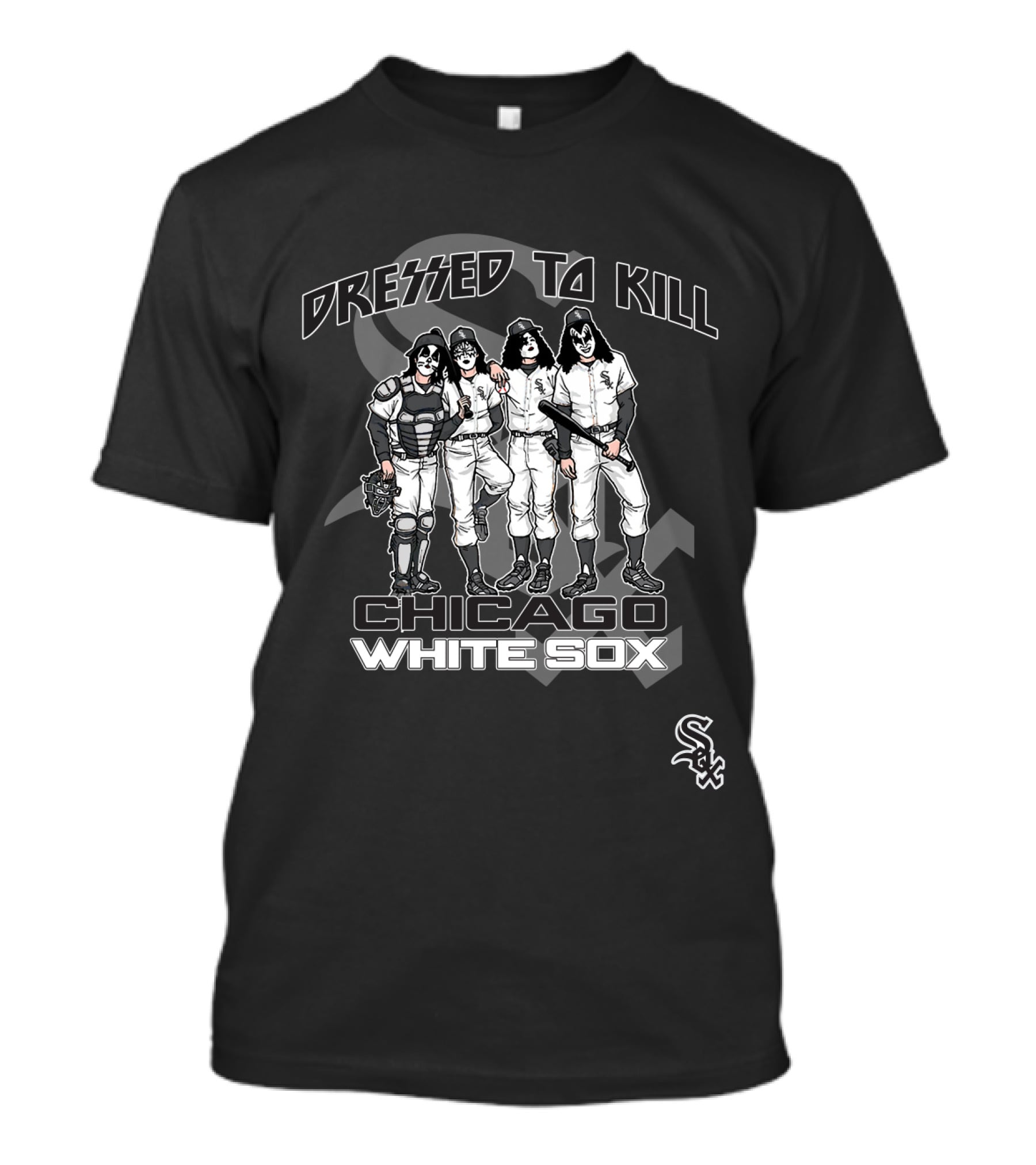 Dressed To Kill KISS Chicago White Sox T-Shirt