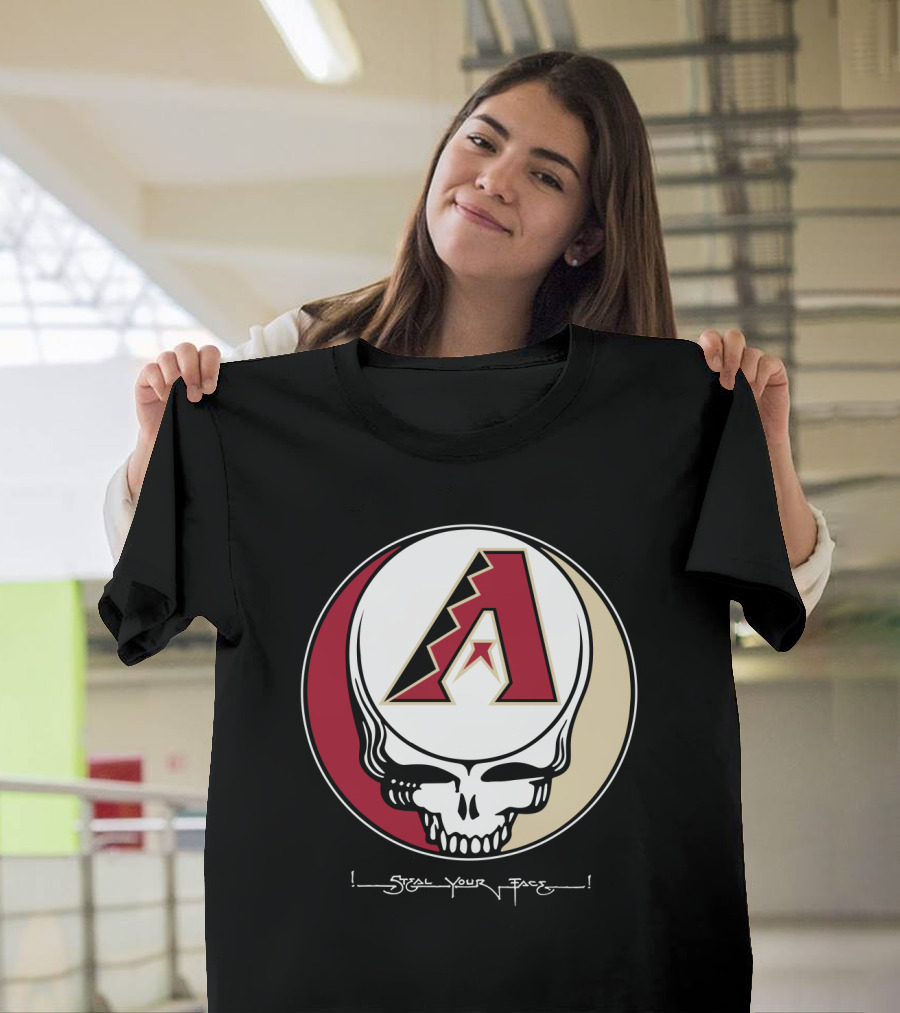 GRATEFUL DEAD Steal Your Face Arizona Diamondbacks T-Shirt