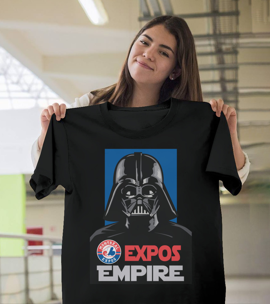 Montreal Expos Empire Darth Vader T-Shirt