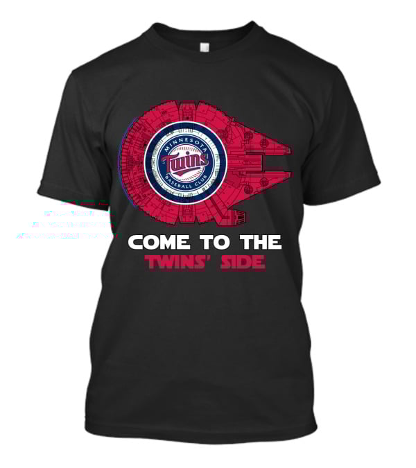 Minnesota Twins Baseball Club Come To The Twins' Side Millennium Falcon T-Shirt