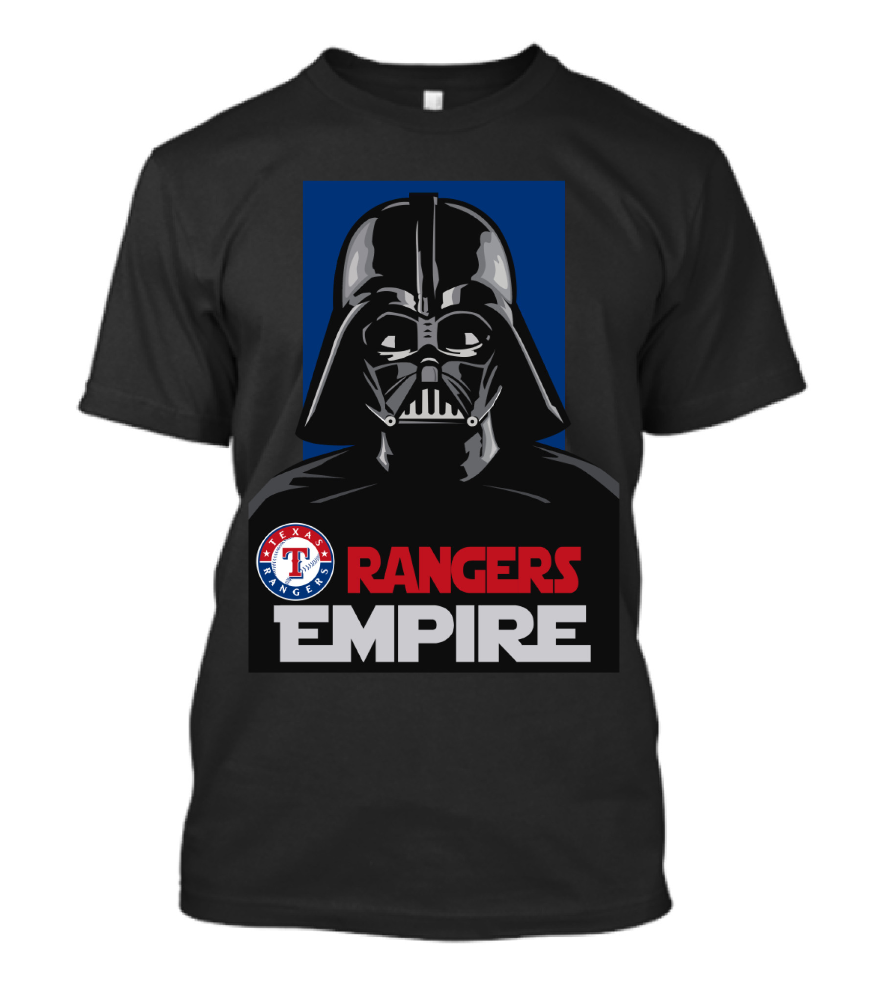 Texas Rangers Empire Darth Vader Iconic Crossover T-Shirt
