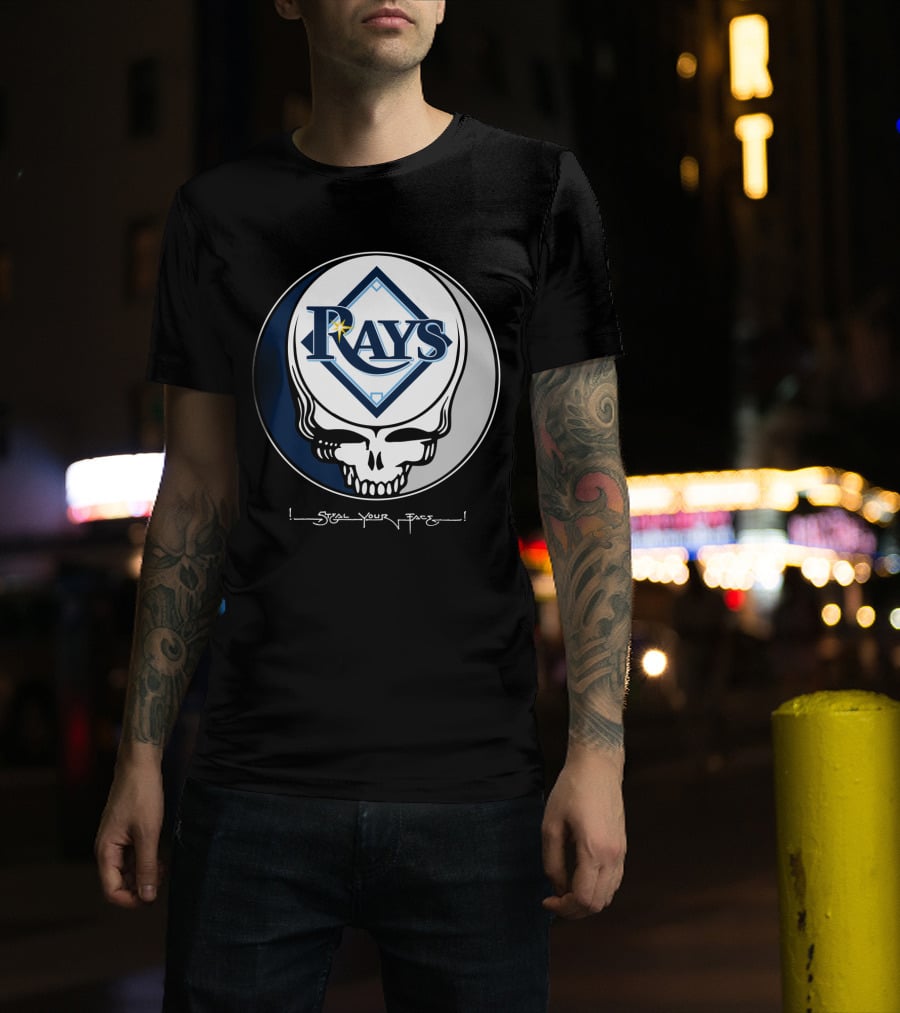 GRATEFUL DEAD Tampa Bay Rays Steal Your Face T-Shirt