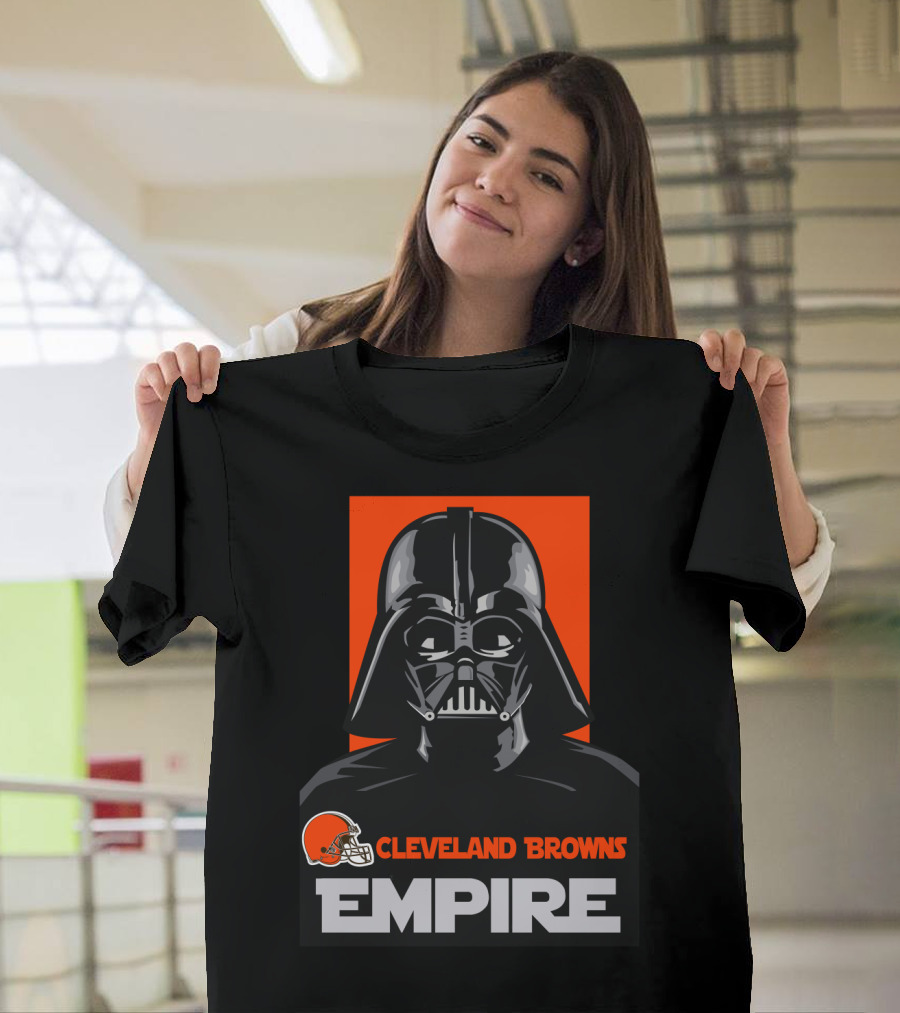 Cleveland Browns Empire Darth Vader Helmet T-Shirt