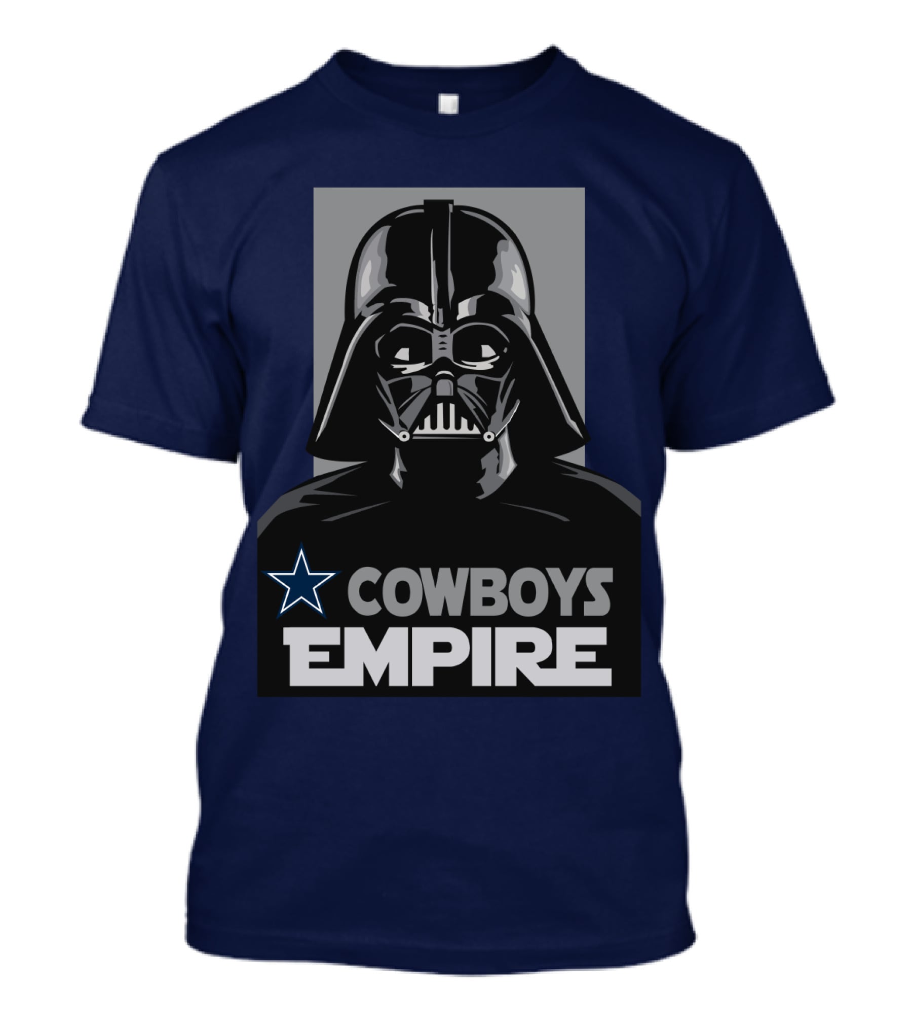 Cowboys Empire Darth Vader Star Wars Dallas Cowboys Star T-Shirt