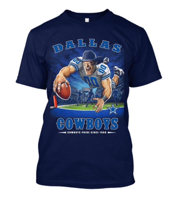 Dallas Cowboys Pride Since 1960 Touchdown End Zone Nfl T-Shirt