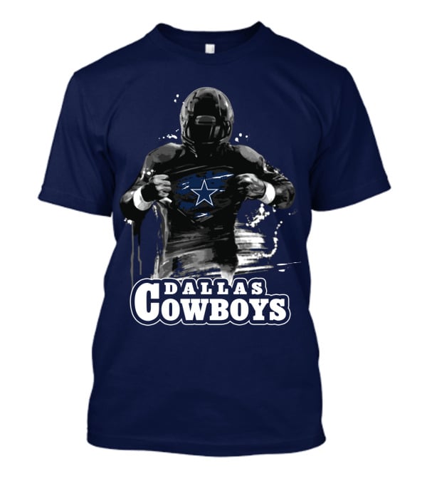 Dallas Cowboys Superhero Star Icon Football Player T-Shirt