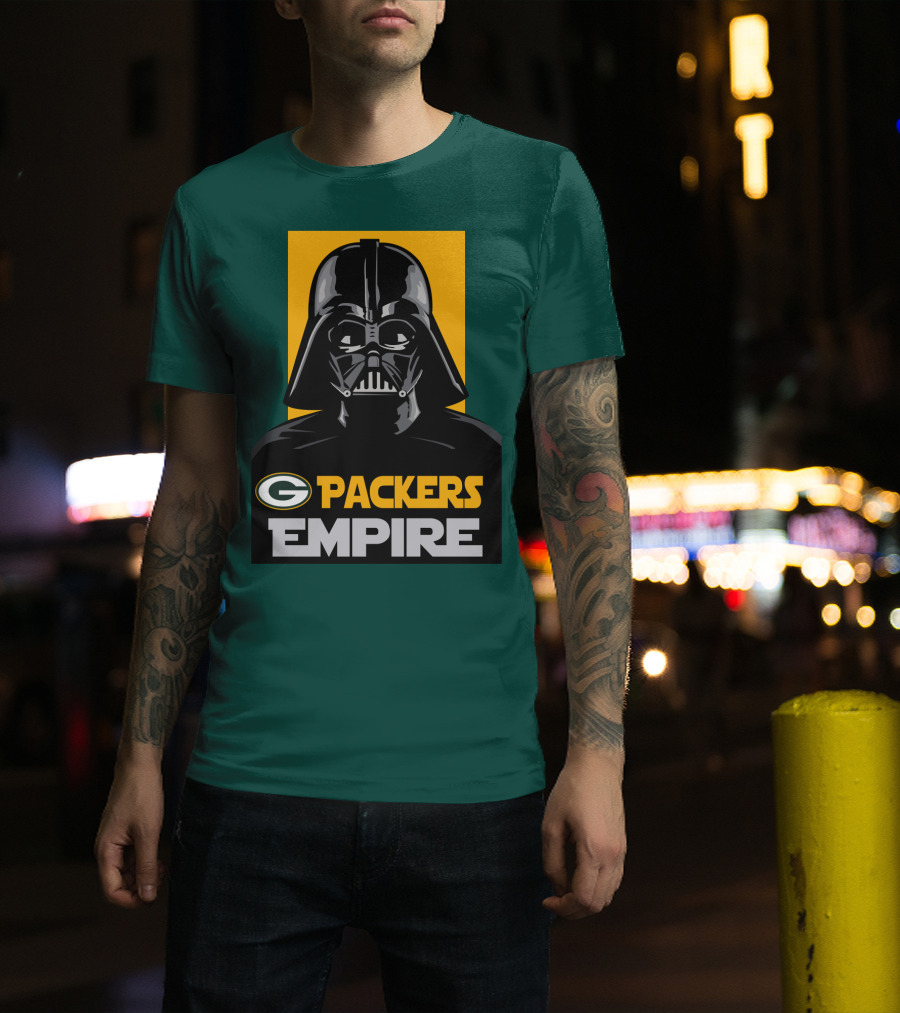 Packers Empire Darth Vader Green Bay T-Shirt