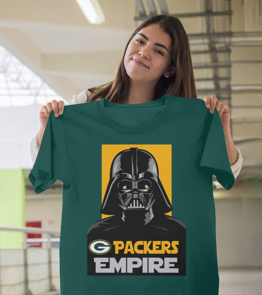 Packers Empire Darth Vader Green Bay T-Shirt