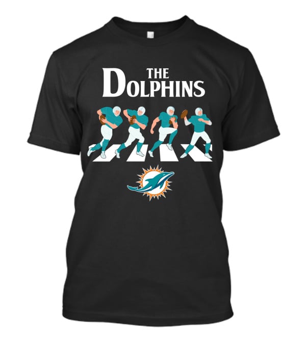 The Dolphins Miami Football Abbey Road Parody T-Shirt