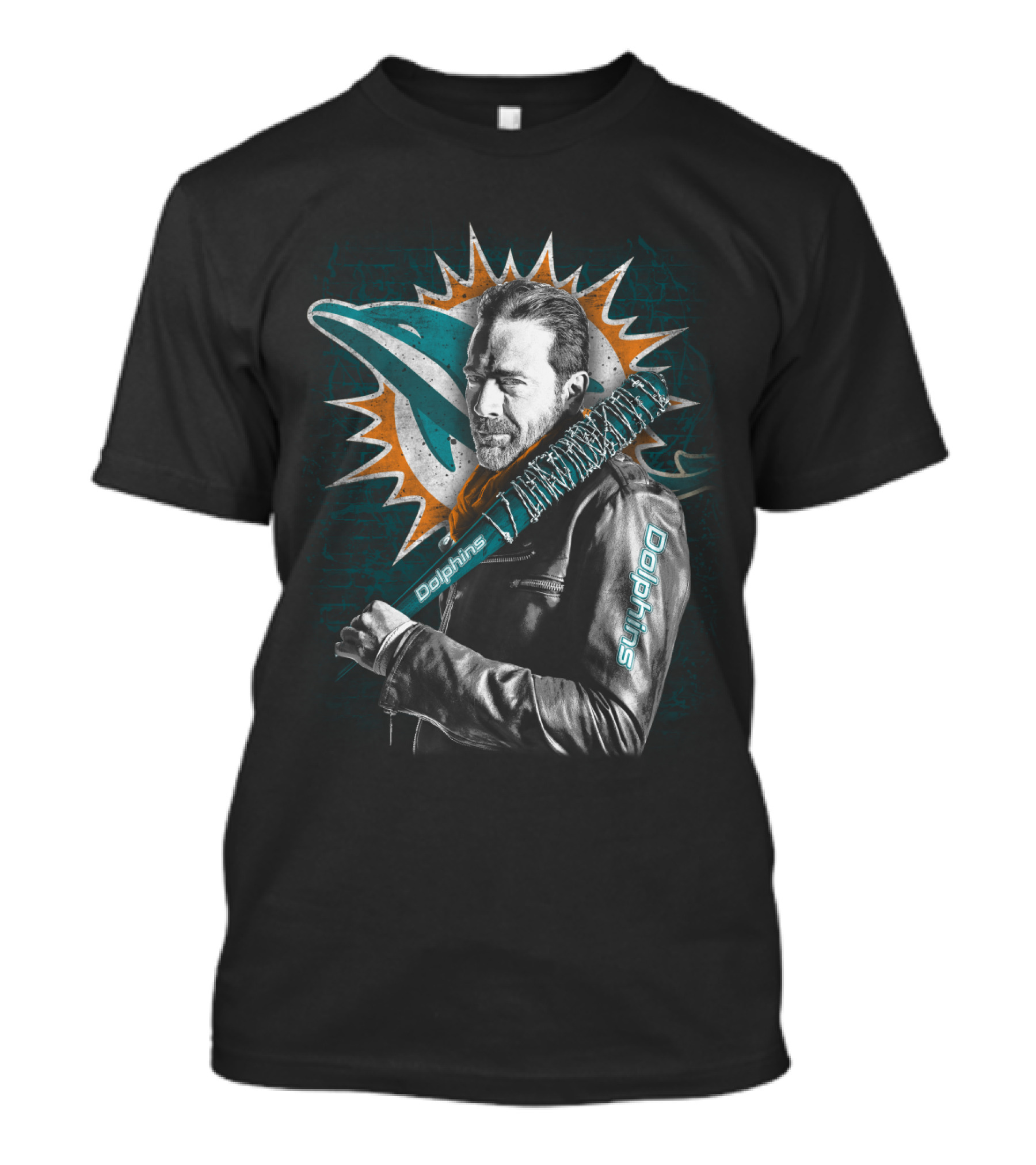 Miami Dolphins Negan Bat T-Shirt