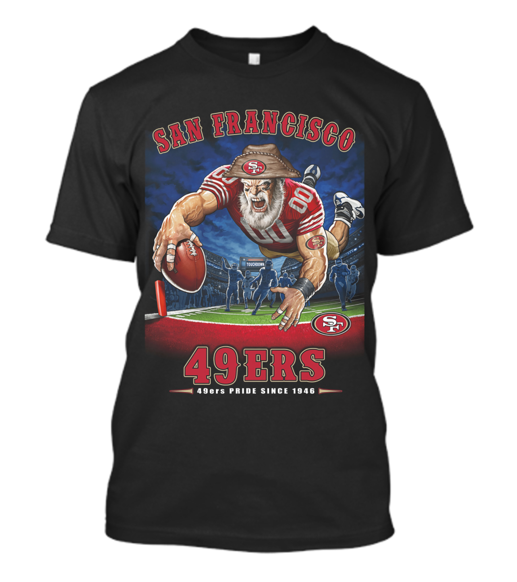 San Francisco 49ers 49ers Pride Since 1946 Touchdown Nfl T-Shirt