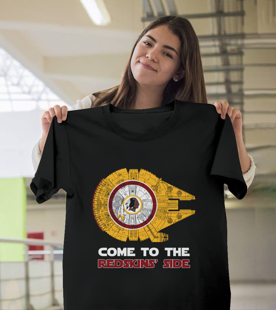Come To The Redskins' Side Millennium Falcon Mix T-Shirt