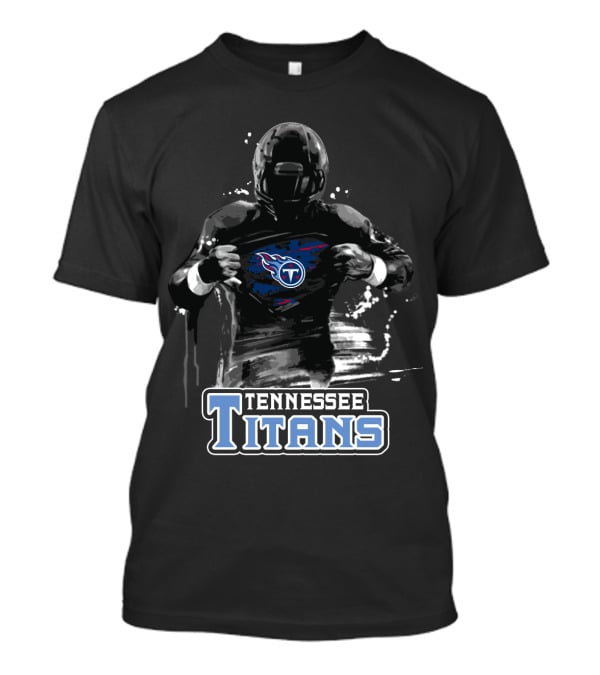 Tennessee Titans Football Superhero Fan Gear T-Shirt