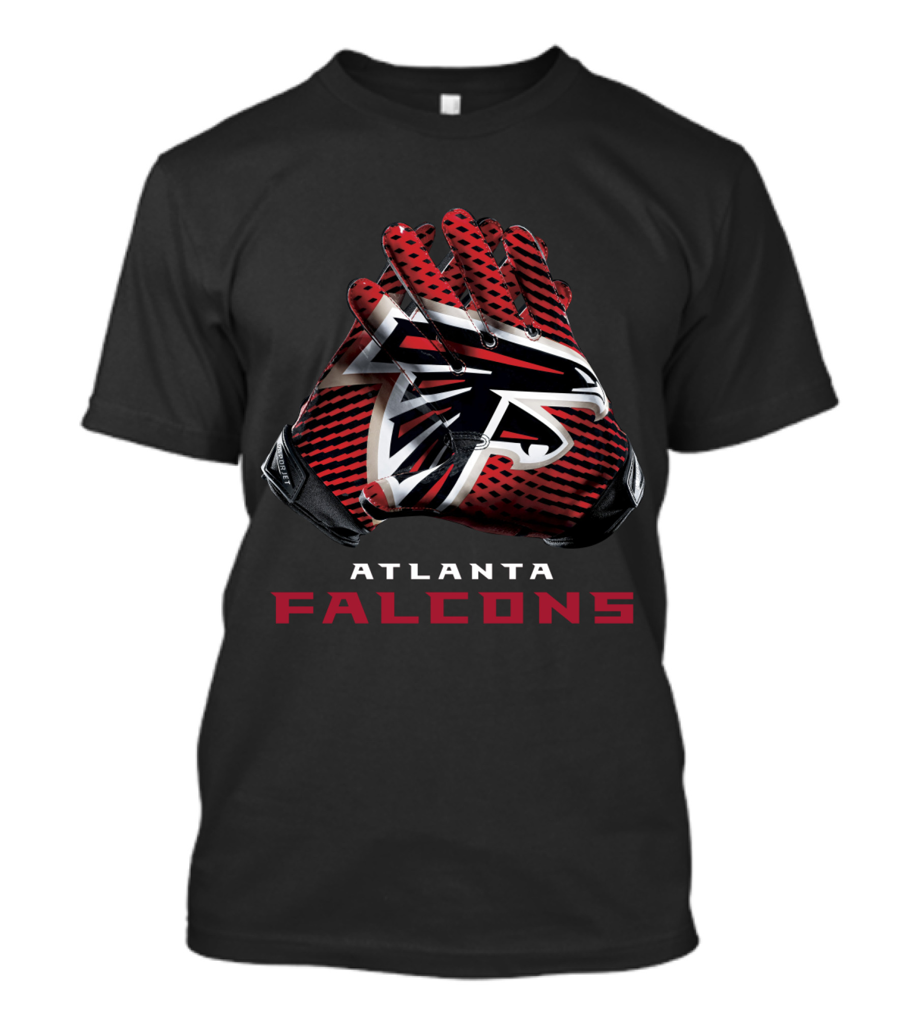 Atlanta Falcons Nfl Team Gloves T-Shirt
