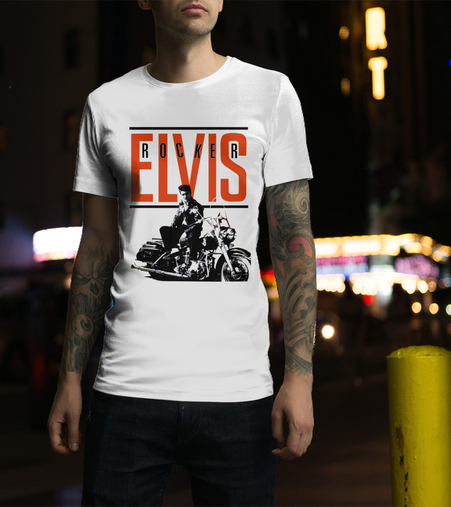 ELVIS Rocker Motorcycle T-Shirt