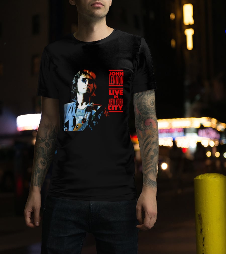 John Lennon Live In New York City T-Shirt