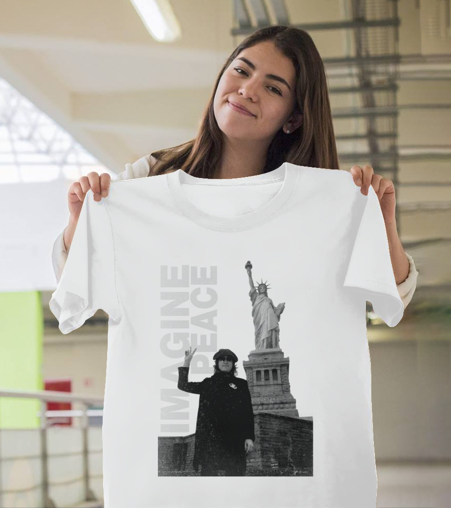 JLN 16 Imagine Peace Statue of Liberty T-Shirt