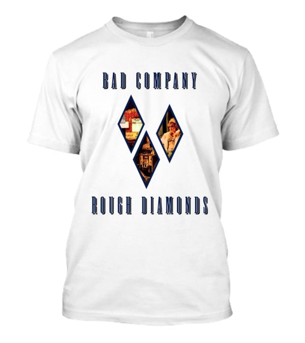 Bad Company Rough Diamonds Album 1982 Classic Rock T-Shirt