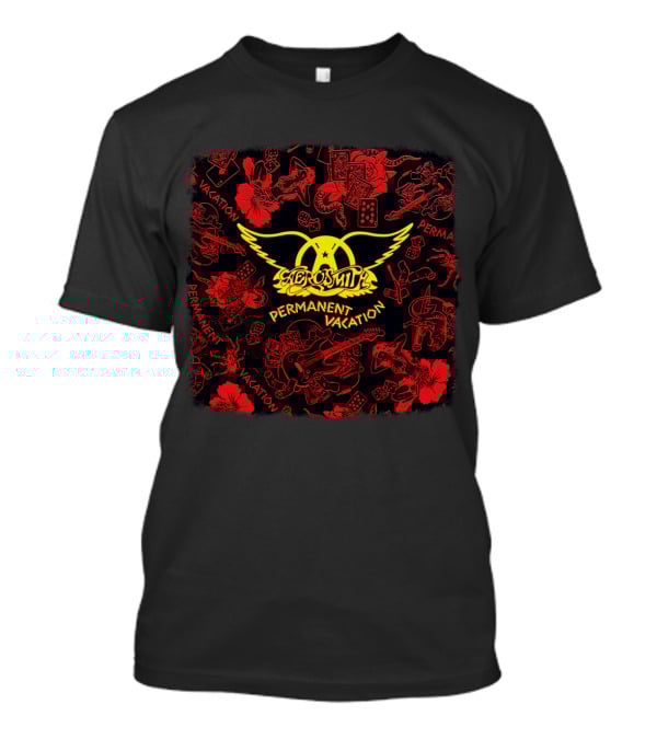 Aerosmith Permanent Vacation Album Art T-Shirt