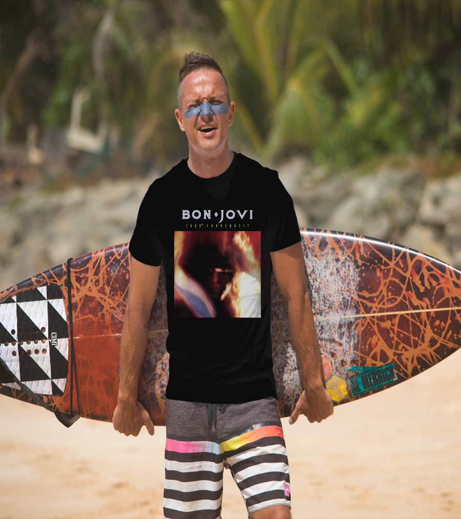 Bon Jovi 7800 Degrees Fahrenheit Album T-Shirt