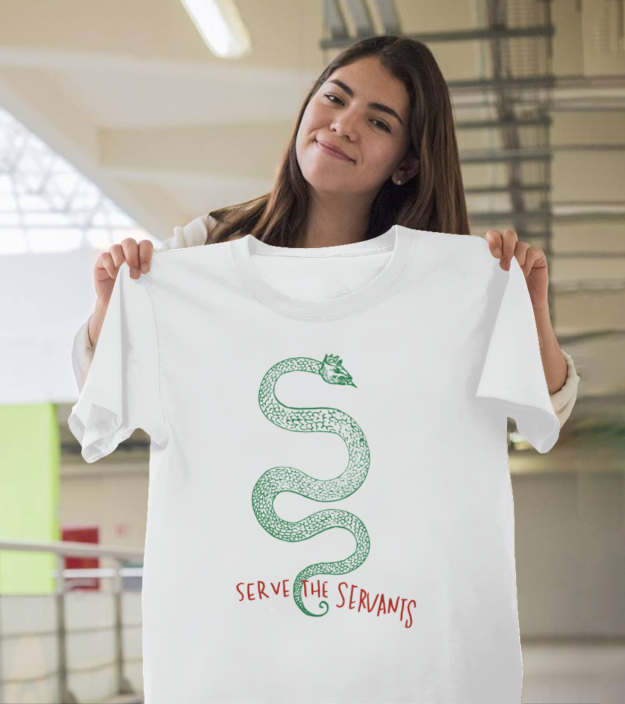 NVN 01 Serve The Servants Snake with Crown T-Shirt